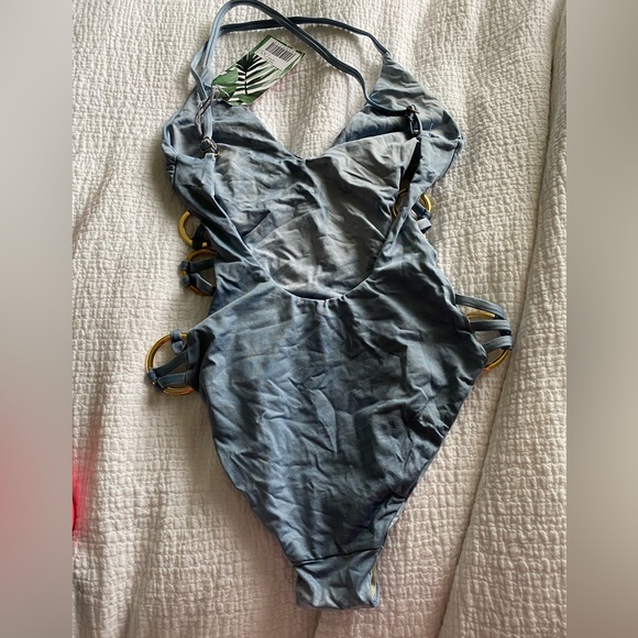 Blue life rising sun swimsuit - Picture 4 of 7